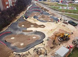 la pista de pump track de Villalegre en Avilés estará operativa en septiembre