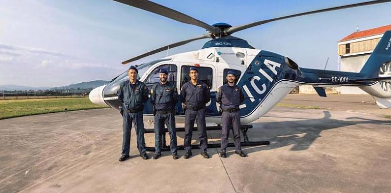 Un helicóptero EC.135 prestará apoyo a la labor de las siete comisarías asturianas
