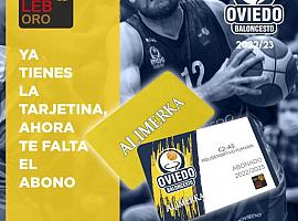 El Alimerka Oviedo Baloncesto comienza la campaña de abonados "Ya tienes la tarjetina, sólo te falta el abono"