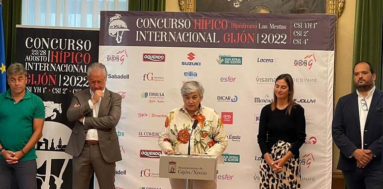 Presentación oficial de los Concursos de Saltos Internacionales de Gijón 2022