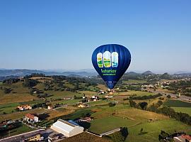 Un globo aerostático difundirá el lema "Asturias, Paraíso Natural"