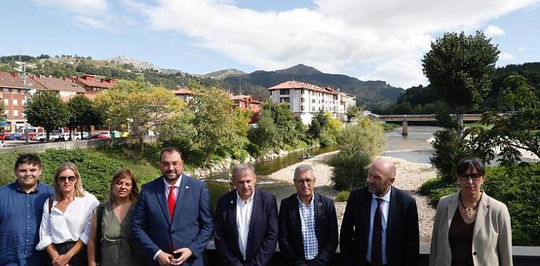 Las obras de defensa de Arriondas frente a las avenidas