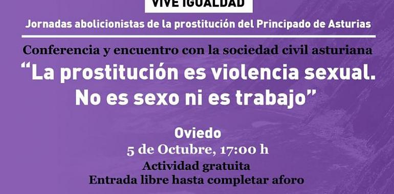 Asturias impulsa el programa de sensibilización contra la prostitución y la trata Vive Igualdad