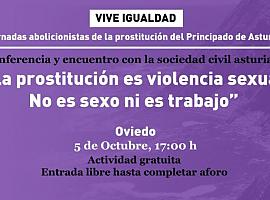 Asturias impulsa el programa de sensibilización contra la prostitución y la trata Vive Igualdad