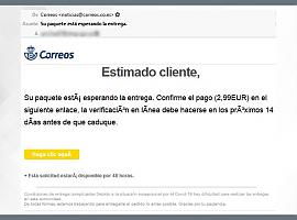 Correos dispuesta a acabar con las estafas de mails fraudulentos de paquetería