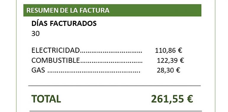 Los asturianos destinan un 14% de sus ingresos a pagar la energía