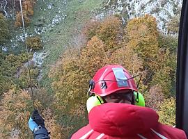 Rescatado un grupo de 12 personas perdido en la tarde de ayer en Ponga