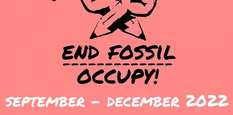 Encierro en la Universidad de Oviedo y en otras universidades para protestar contra los combustibles fósiles