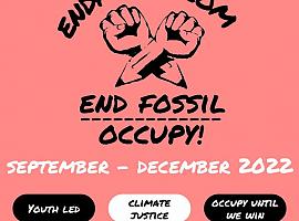 Encierro en la Universidad de Oviedo y en otras universidades para protestar contra los combustibles fósiles