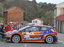 Óscar Palacio y Alberto Iglesias Pin, ganadores del 6º Rally de La Felguera 