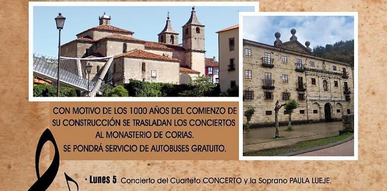 Música en la Basílica en el monasterio de Corias con motivo de su milenario