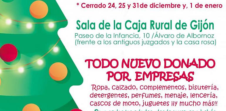 La sala de Caja Rural de Gijón acoge desde mañana el Mercadillo en favor de los enfermos de ELA