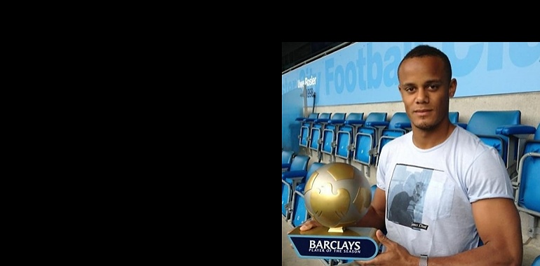 Vincent Kompany es el mejor jugador del año de la Premier League inglesa 2011/2012 