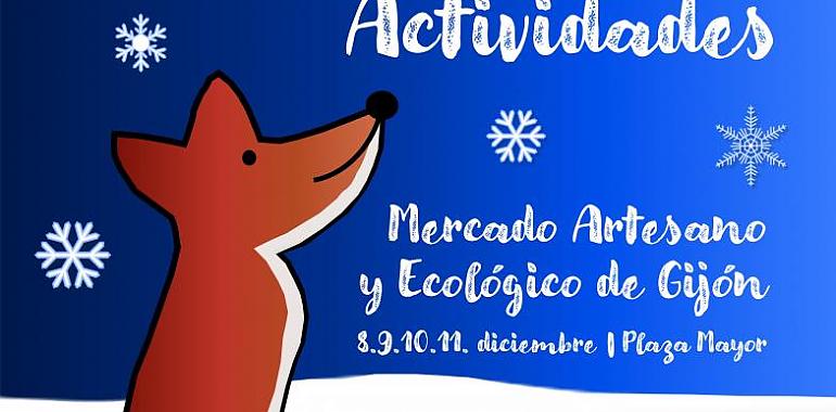 El Mercado Artesano y Ecológico de Gijón tendrá lugar del jueves 8 al domingo 11