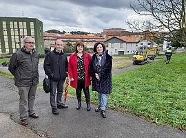 Inicio de las obras de la Casa de la Música de Candás en la que se van a invertir 1,4 millones