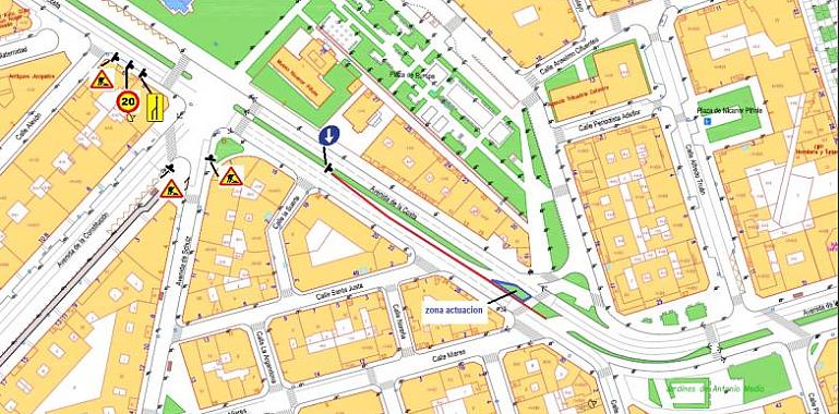 El Ayuntamiento de Gijón inicia las obras del carril bus de avenida de la Costa dentro del proyecto ‘Zona de Bajas Emisiones de La Calzada e Impulso a la Movilidad Sostenible y Saludable’