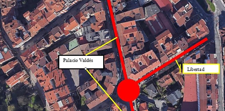 Así va afectar en Avilés el asfaltado de la calle Palacio Valdés y sus cruces en La Libertad, Las Artes y Conde del Real Agrado