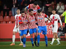 El Sporting y la SD Huesca empatan en El Molinón