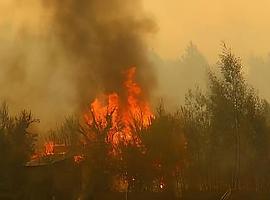 Todavía tenemos 10 incendios forestales activos