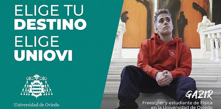  El ‘freestyler’ Gazir protagoniza la primera campaña de la Universidad de Oviedo en TikTok
