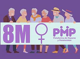 La Plataforma de Mayores y Pensionistas se suma a la conmemoración del Día Internacional de la Mujer