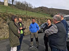 Este mes concluyen las obras de abastecimiento en los depósitos de La Riela y El Fuexu, en Cangas del Narcea