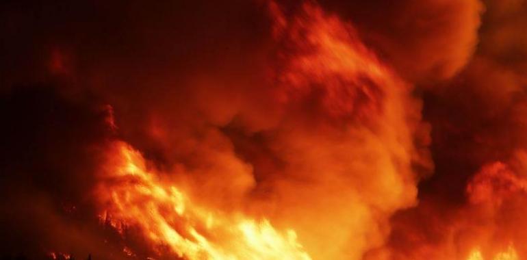 7 incendios forestales siguen activos en estos momentos en Asturias