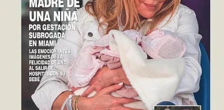 Cuando Ana Obregón tenga 80 años la hija que acaba de tener con vientre de alquiler tan sólo tendrá 12 años