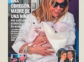 Cuando Ana Obregón tenga 80 años la hija que acaba de tener con vientre de alquiler tan sólo tendrá 12 años