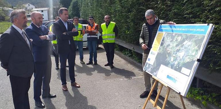 Inversión de 10 millones en los proyectos de saneamiento de Anleo, Sante y Puerto de Vega, en Navia