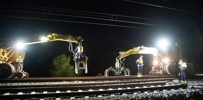 Nuevas obras de mejora en la línea ferroviaria convencional León-Gijón