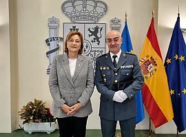 El coronel Luis Germán Avilés deja Asturias tras ser nombrado jefe de la Comandancia de la Guardia Civil de Zaragoza