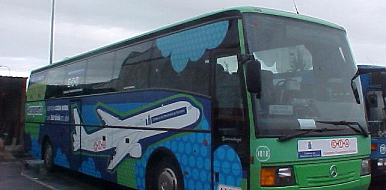 El Principado refuerza el servicio de autobús al aeropuerto