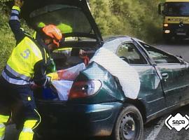 Varón herido grave anoche en accidente en Santo Adriano