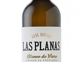 Las Planas Blanco de Viura 2018 de la bodega Real Agrado, perteneciente al Grupo El Gaitero, medalla de Platino en el Decanter Global Wine Awardsno en el 