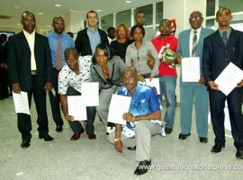 Curso para entrenadores de atletismo en Malabo 