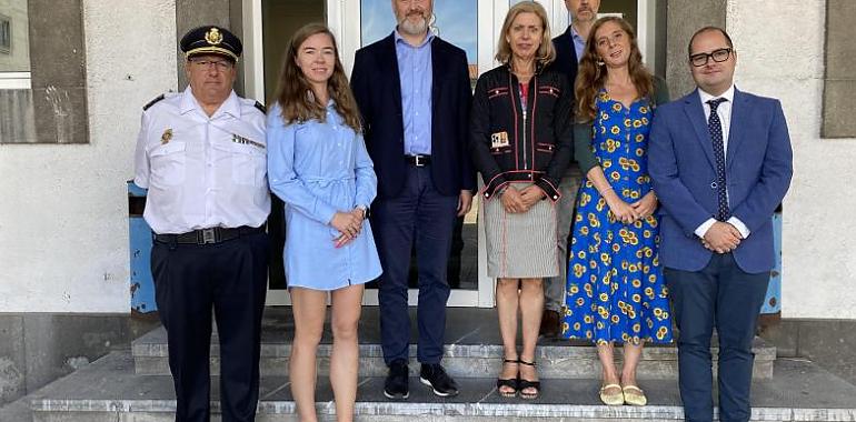 La Policía Nacional en Asturias muestra su labor en pro de la defensa de la libertad ante Jueces europeos