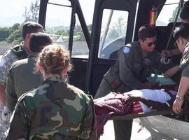 Haití: El grupo de Helicópteros de la FACh realizó dos evacuaciones aeromédicas