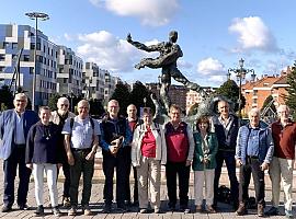 Ocho asociaciones alemanas vinculadas al Camino de Santiago visitan Asturias