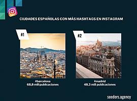 ¡Batalla de hashtags en Instagram! ¿Barcelona o Madrid