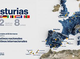 Asturias conectada: 22 destinos directos a ocho países