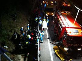 Dos heridos tras un accidente de tráfico en Fuenlabrada