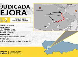 Inversión de casi medio millón de euros para transformar la carretera ALL-2 en Allande