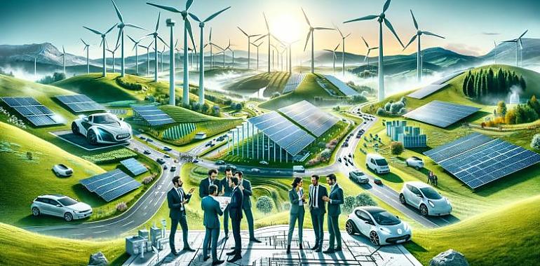 Las ayudas destinadas a energías renovables, descarbonización y movilidad sostenible han generado una inversión de 385,1 millones de euros en Asturias