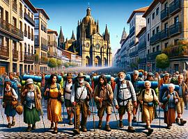 Oviedo se revela como un punto crucial en la evolución del camino de Santiago