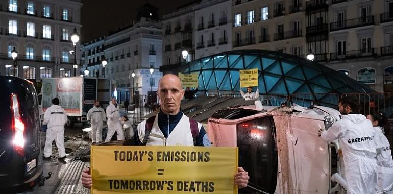 Impacto mortal de las emisiones de grandes petroleras y gasistas europeas en el foco de Greenpeace