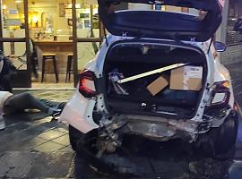 Accidente en Gijón: Joven ebrio y drogado causa un choque múltiple con un herido grave