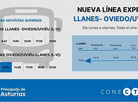 Llanes y Oviedo/Uviéu se conectan a primera hora con un nuevo autobús exprés