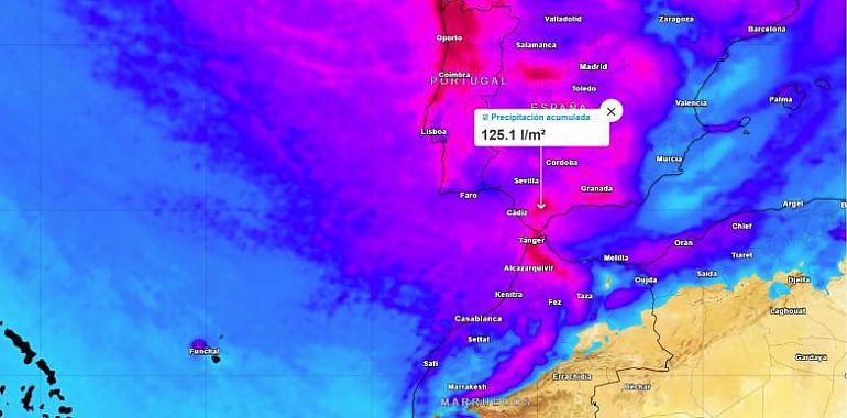 Aviso para Asturias: Fin de semana con temporal extremo, lluvias intensas y nevadas