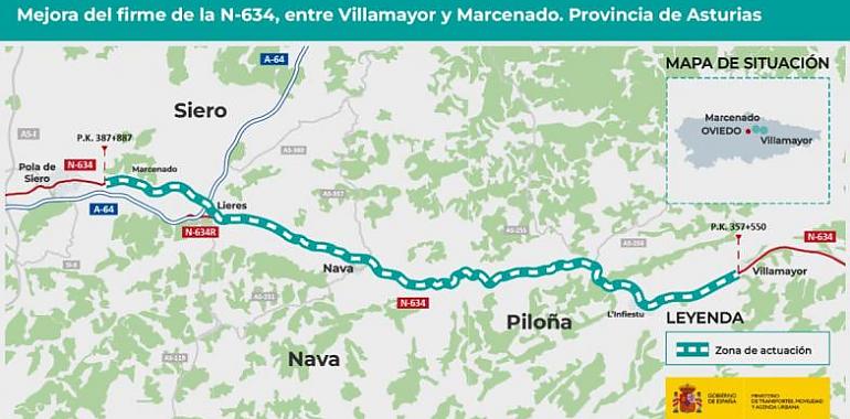 12,2 millones para la N-634: Asturias apuesta por la cohesión territorial del oriente